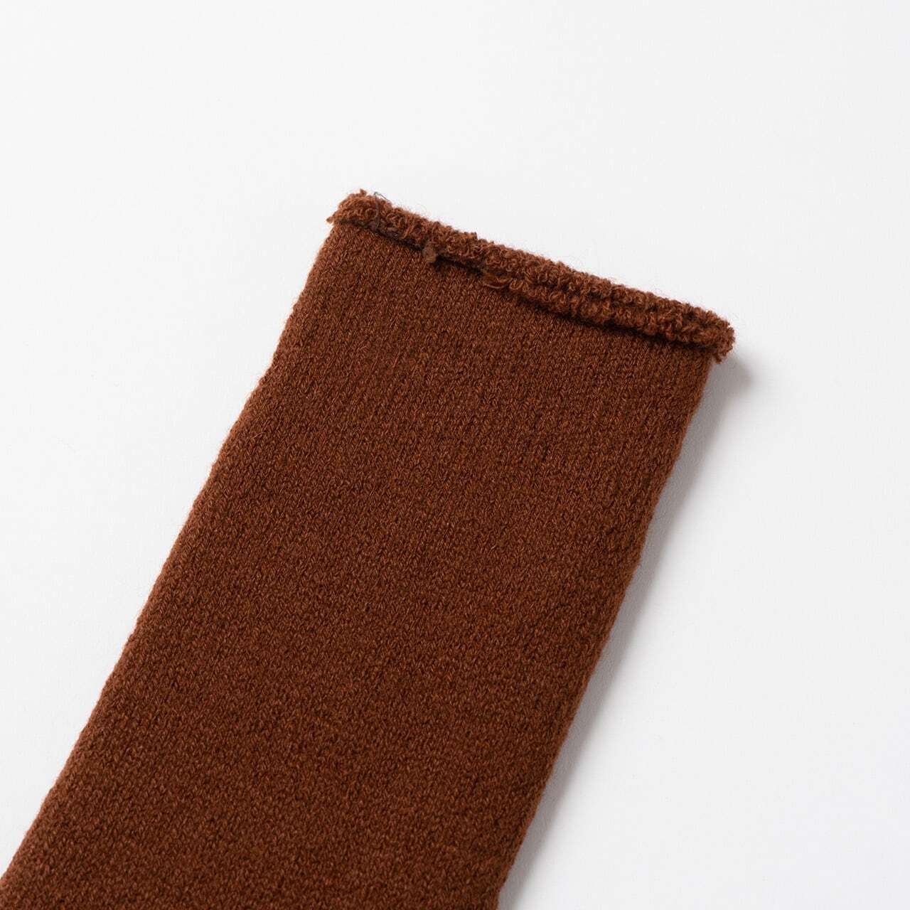 【DM便190円】NODAL Brushed Pile Socks（Coffee） 裏起毛のパイルソックス NDY10