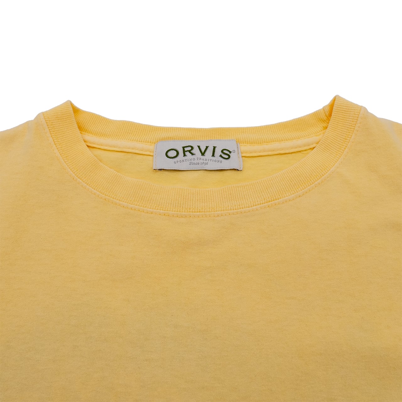 【USED】00s ORVIS "Rhodes Fly Shop" Brown Trout Graphic T-Shirt オービス トラウトプリントTシャツ