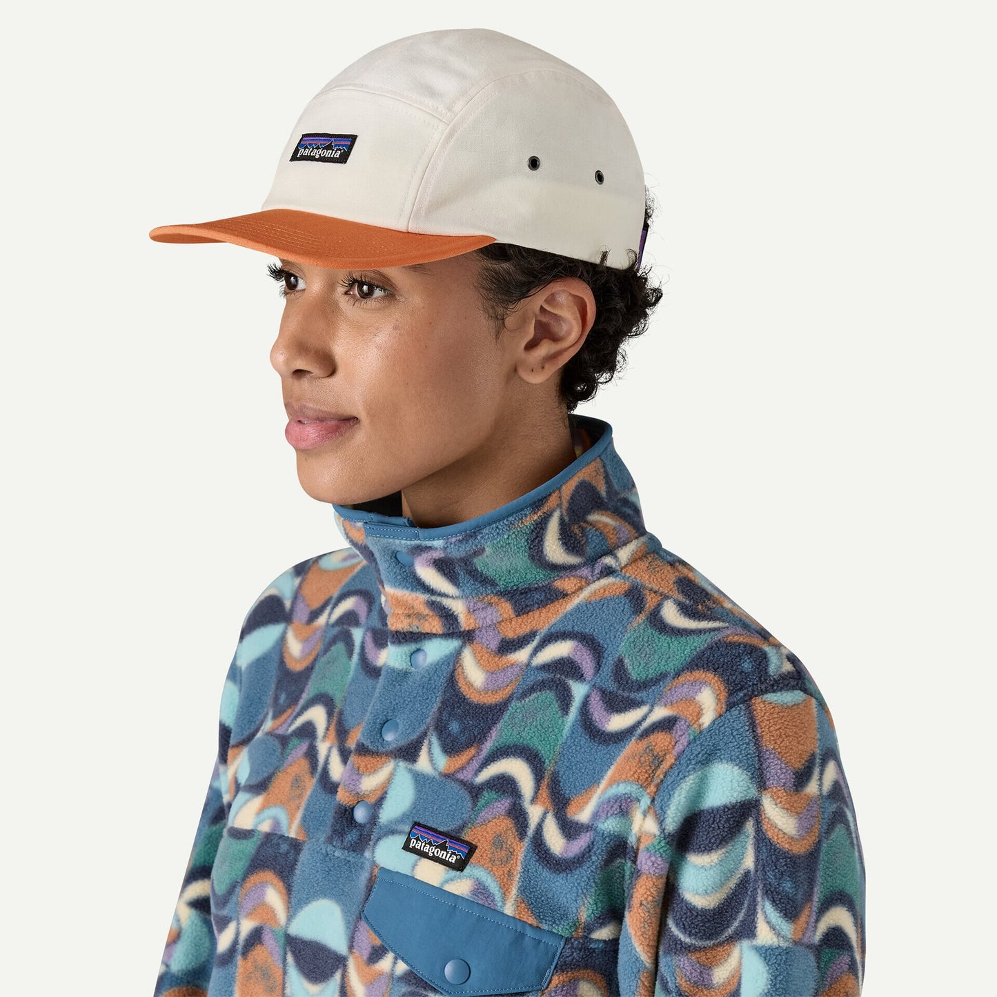 Patagonia パタゴニア P-6 Label Maclure Hat P-6 Birch White w/Rock Melon ラベル・マクルーア・ハット 22321