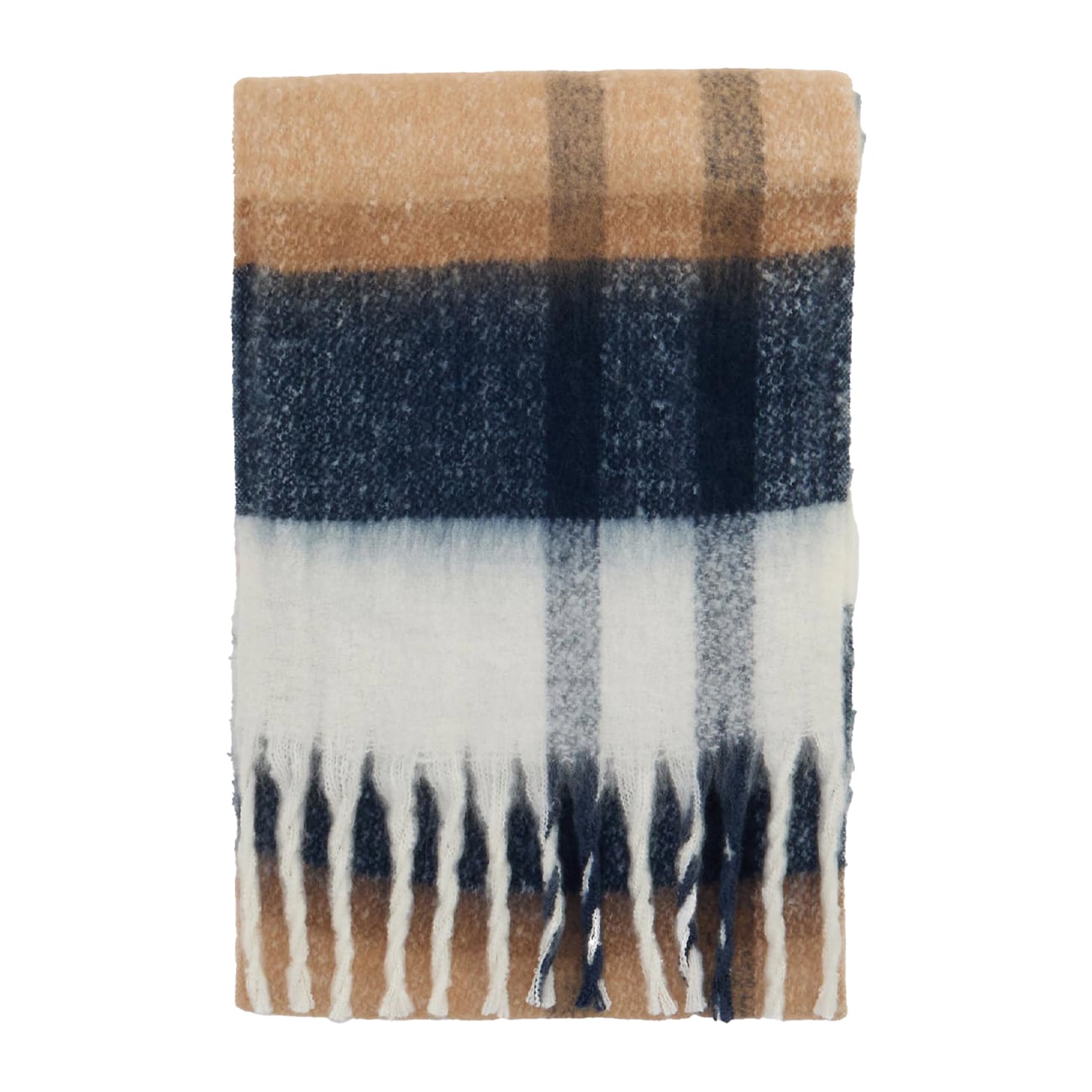 Barbour バブアー Isla Tartan Boucle Scarf Hessian Tartan アイラ タータン ブークレ スカーフ LSC0293