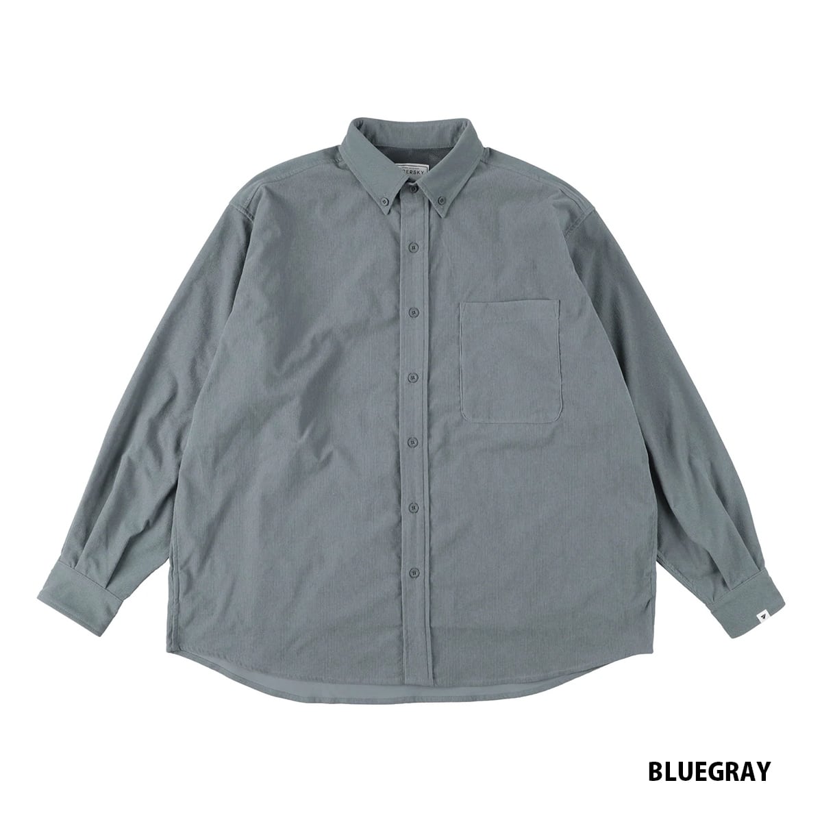 PAPER SKY ペーパースカイ HIKE&BIKE CAVE CORDUROY BIG SHIRT ハイク＆バイク ケイブ コーデュロイ ビッグシャツ