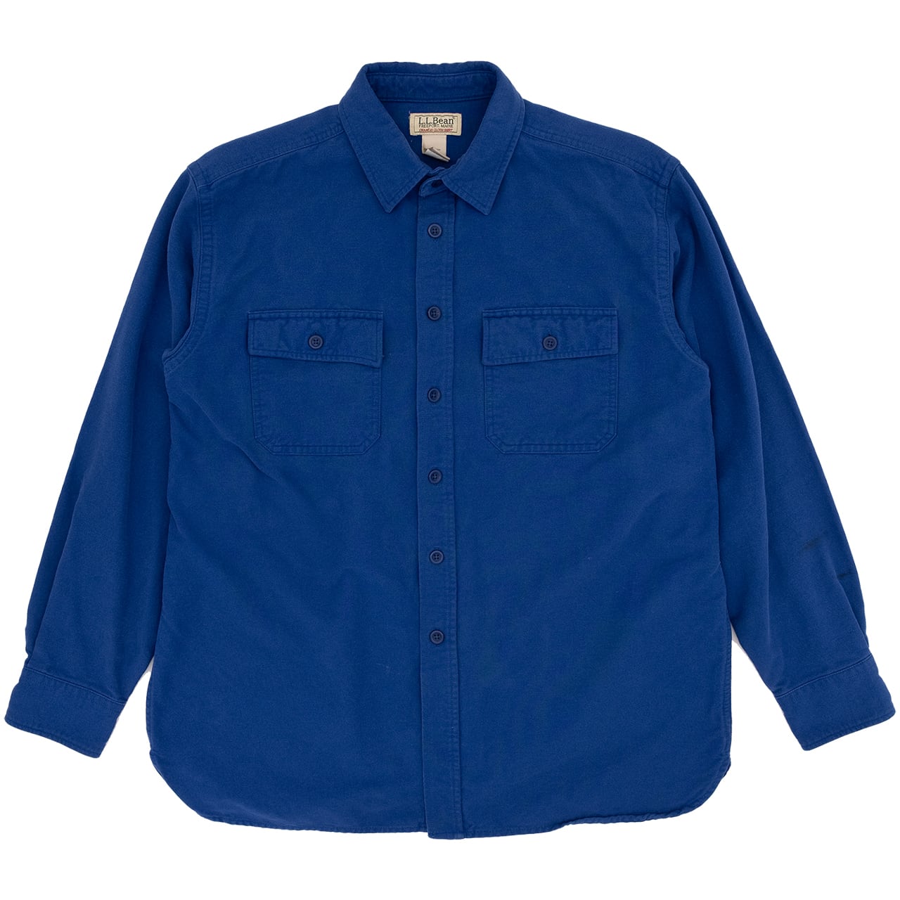 【USED】80s L.L.Bean Chamois Cloth Shirt エルエルビーン シャミークロスシャツ