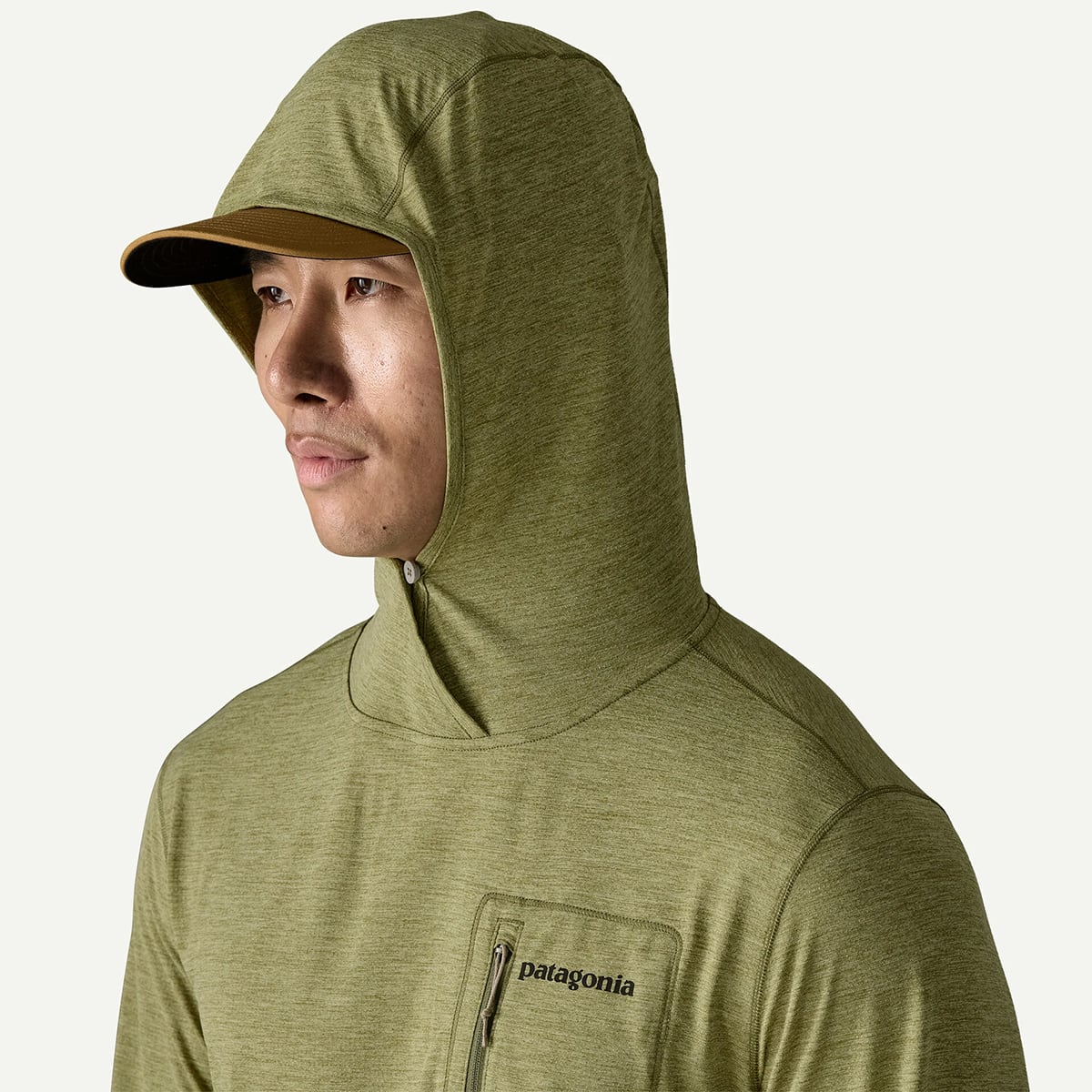 【DM便190円】Patagonia パタゴニア Men's Capilene? Cool Sun Hoody - Fitz Roy Trout メンズ・キャプリーン・クール・サン・フーディ フィッツロイ トラウト 44937
