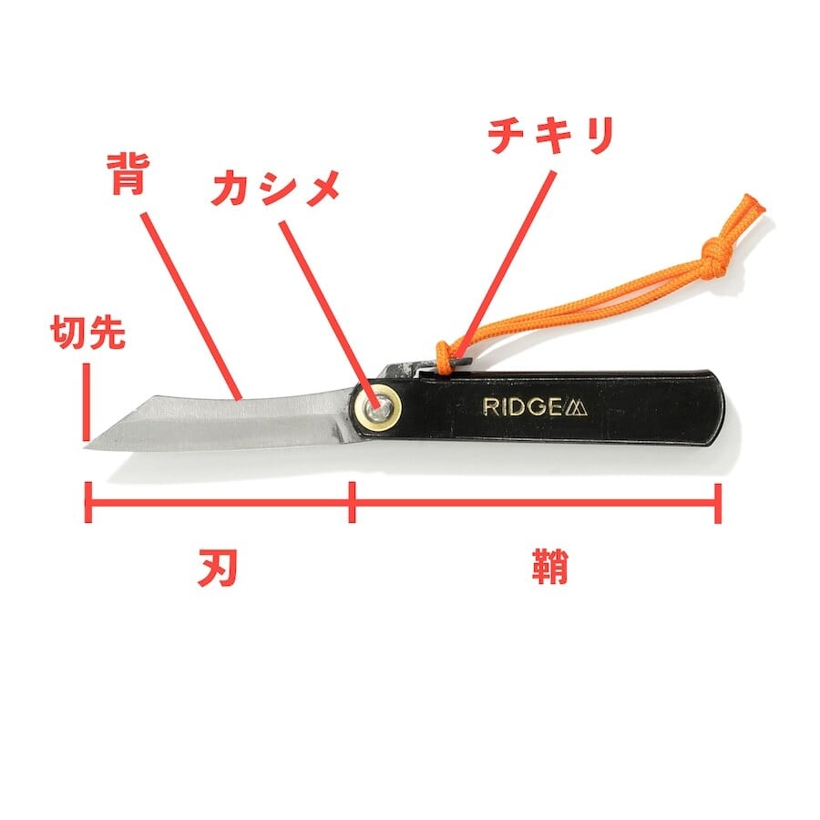 【DM便190円】RIDGE MOUNTAIN GEAR リッジマウンテンギア 肥後守 Micro Knife マイクロナイフ