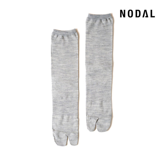 【DM便190円】NODAL Australian MerinoWool Socks（Melange Gray） ノーダル オーストラリアンメリノソックス メランジグレー