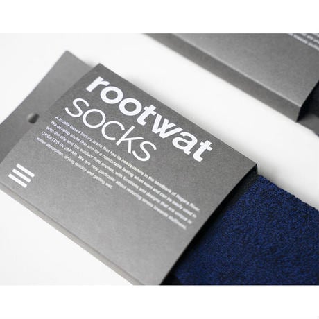 rootwatsocks ルートワットソックス WOOL HYBRID LONG SOX [SS Ver] ウールハイフ?リット?ロンク?ソックス（春・夏用）