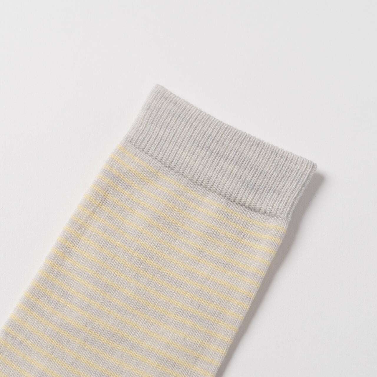 【DM便190円】NODAL Merino Wool Stripe Socks（Light Gray） ノーダル メリノウール ストライプソックス ライトグレー NDY06
