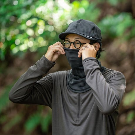 【DM便190円】RIDGE MOUNTAIN GEAR｜Grid Merino Long Neck Gaiter リッジマウンテンギア グリッドメリノ ロングネックゲイター