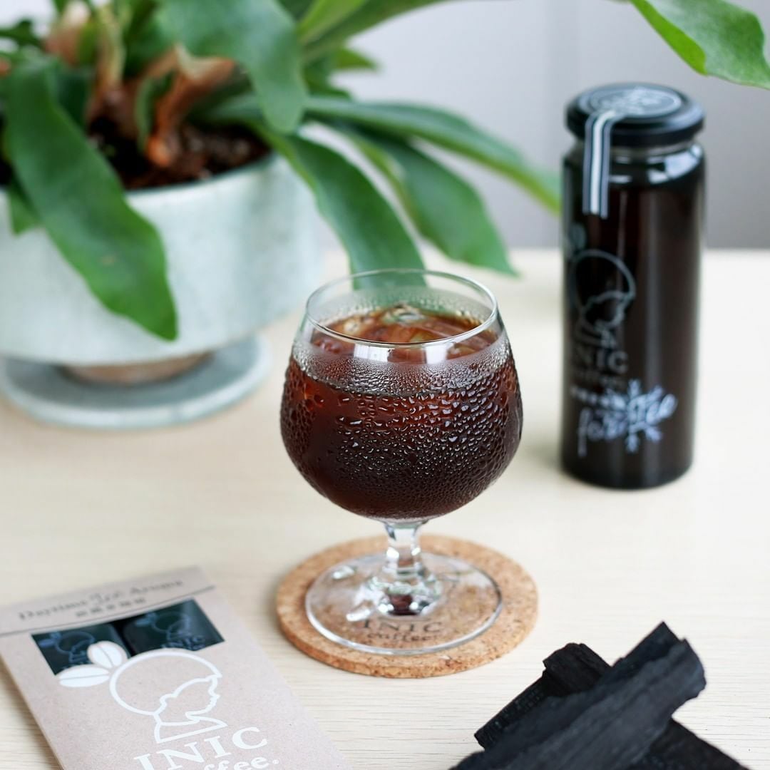 【DM便190円】INIC coffee イニックコーヒー テ?イタイムアイスアロマ炭焼き珈琲2カッフ?ス