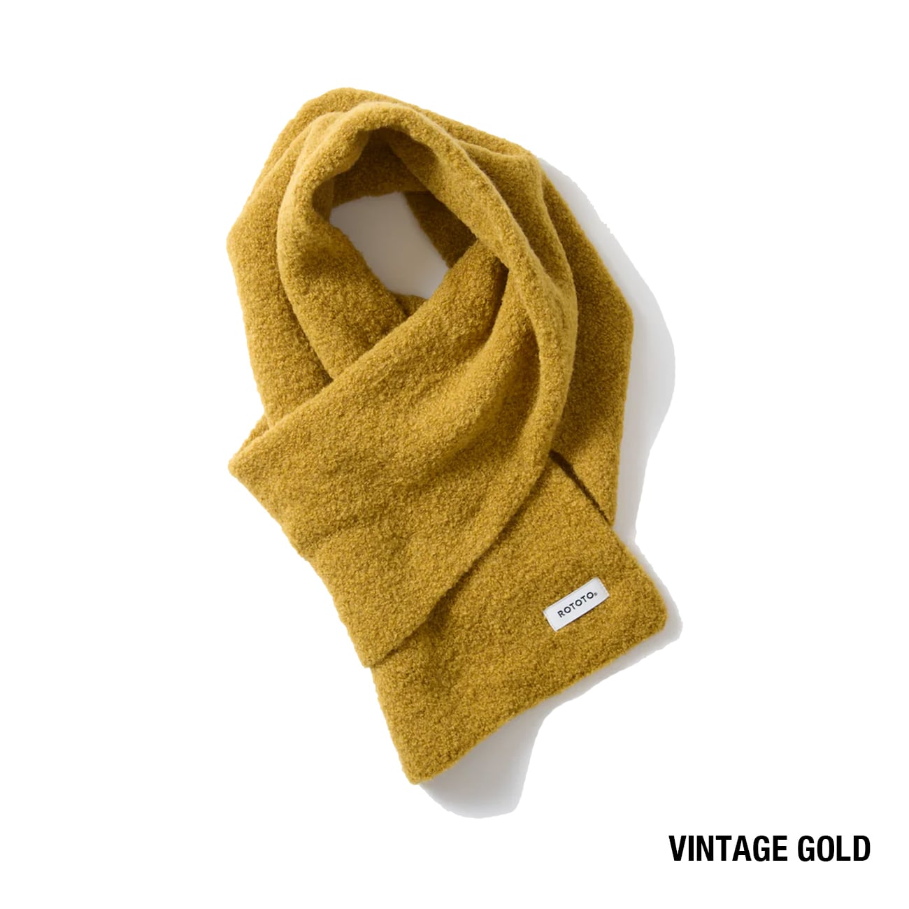 【DM便190円】ROTOTO ロトト ALPACA BOUCLE SHORT MUFFLER アルパカ ブークレ ショートマフラー R5152-252