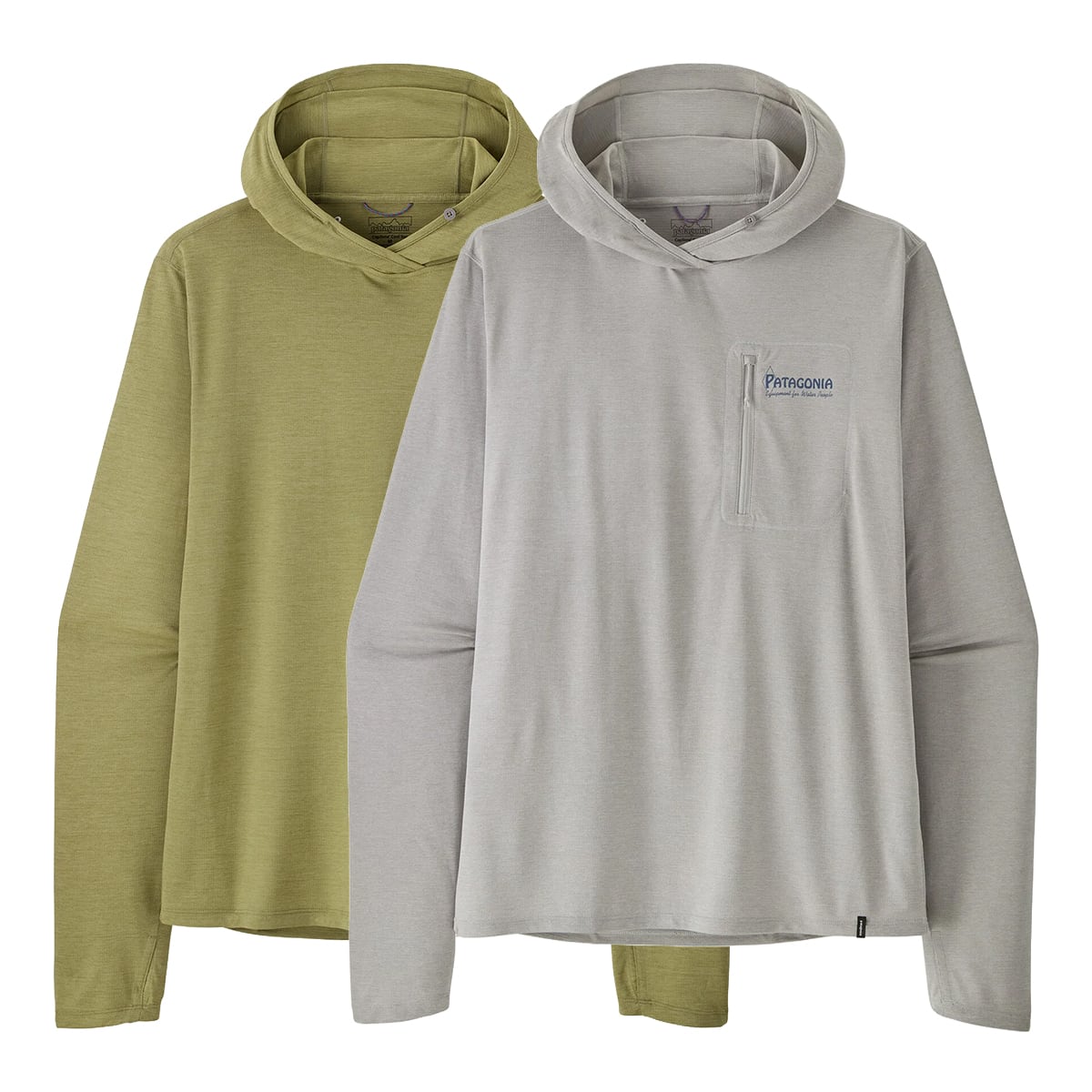 【DM便190円】Patagonia パタゴニア Men's Capilene? Cool Sun Hoody - Water People Banner メンズ・キャプリーン・クール・サン・フーディ（ウォーター・ピープル・バナー）