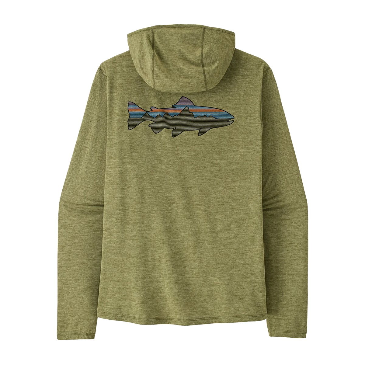 【DM便190円】Patagonia パタゴニア Men's Capilene? Cool Sun Hoody - Fitz Roy Trout メンズ・キャプリーン・クール・サン・フーディ フィッツロイ トラウト 44937